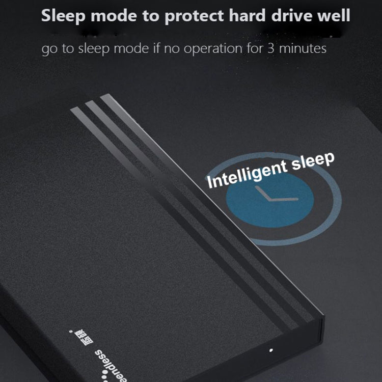 Blueendless MR23S 2.5-inch SATA Mobile Hard Disk Enclosure Tool-free Laptop External SSD, Spec: USB3.0