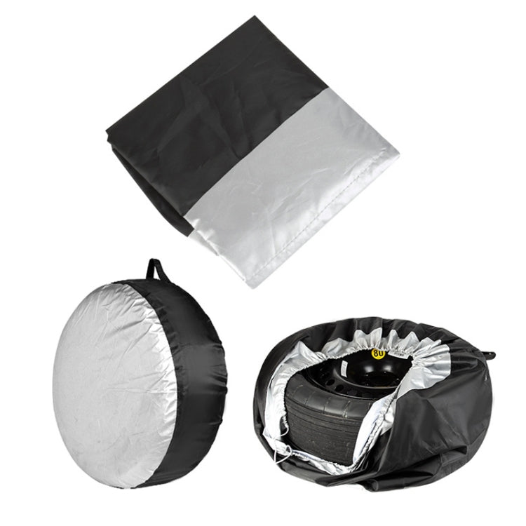 80x47cm 210D Oxford Cloth Car Waterproof Dirt-resistant Tire Protective Cover