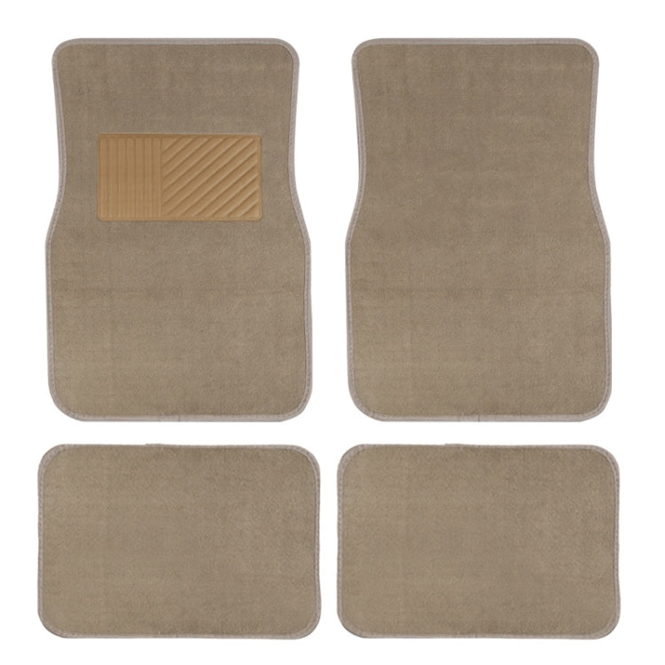 4pcs /Set Universal Car Foot Mats PVC Flocking Pads