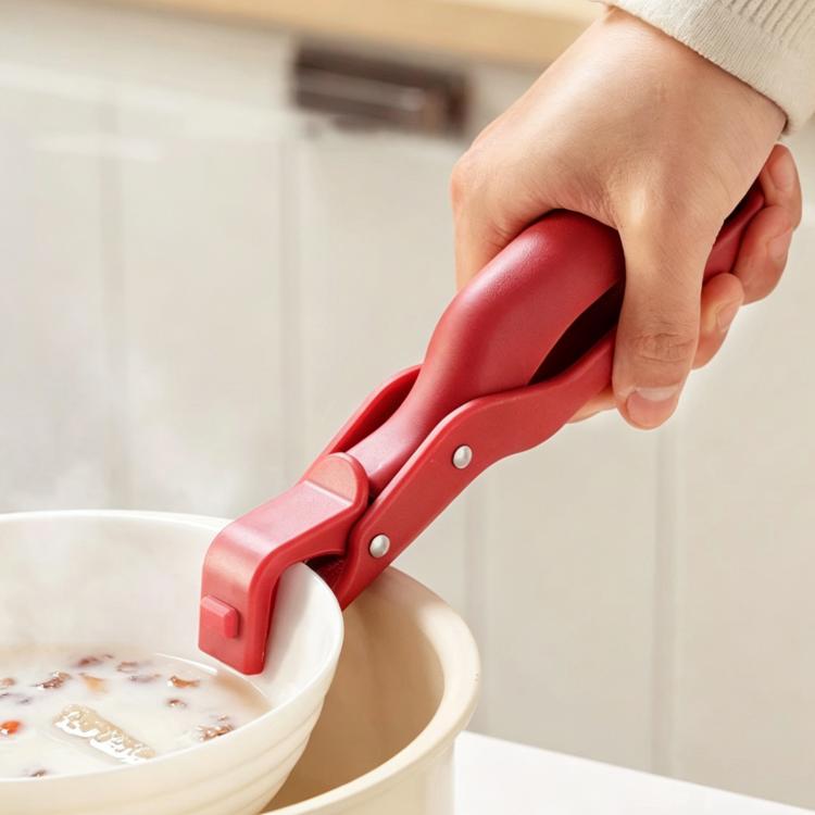 LsCook Household Anti-Scald Dish Clip Kitchen Non-Slip Insulated Plate Holder