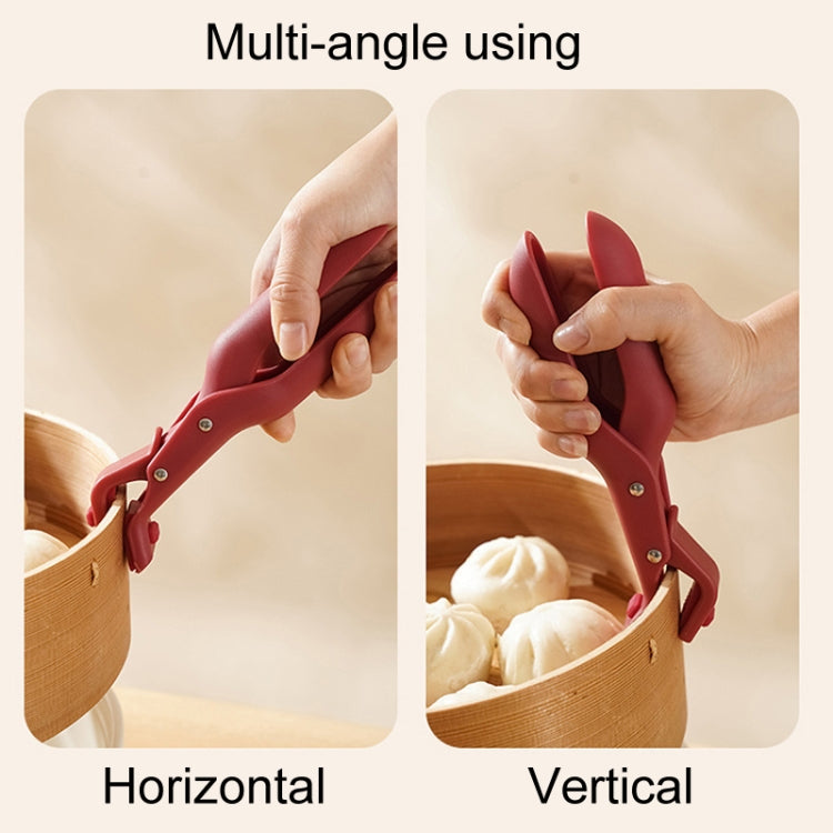 LsCook Household Anti-Scald Dish Clip Kitchen Non-Slip Insulated Plate Holder