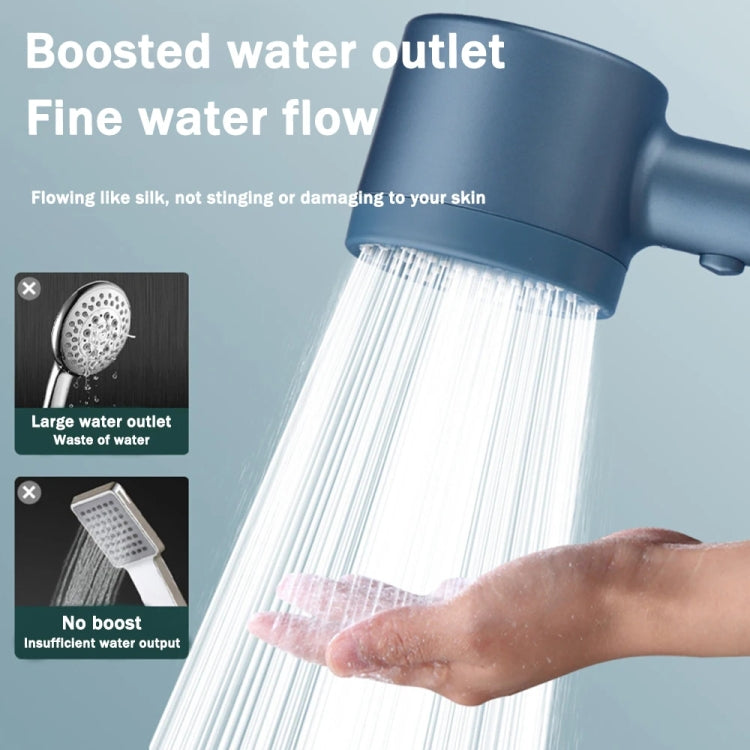 High-Pressure Handheld Shower Head With 5 Spray Modes Filtered Showerhead, Spec:  Kit Gray
