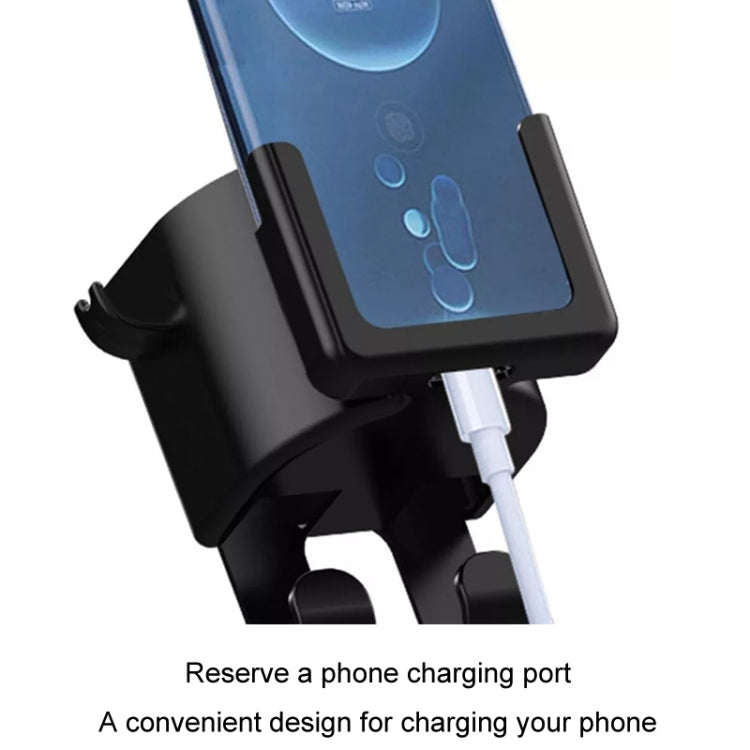 2pcs Car Multifunctional Cup Holder Storage Hook Mobile Phone Holder - Black