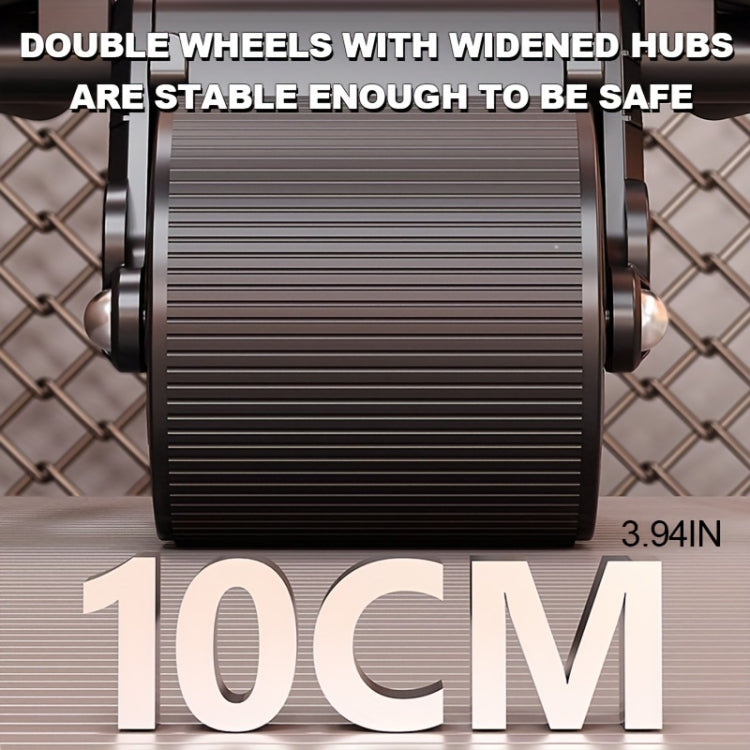 Automatic Rebound Abdominal Roller With Elbow Support & Mobile Phone Bracket Standard Model White