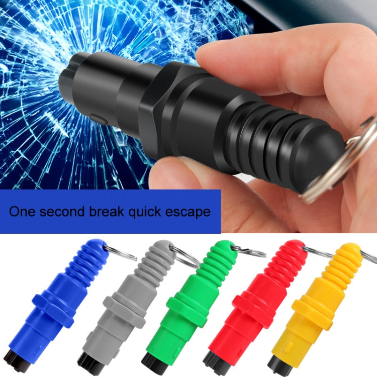 2 In 1 Mini Car Safety Hammer Seat Belt Cutter - Random Color Delivery