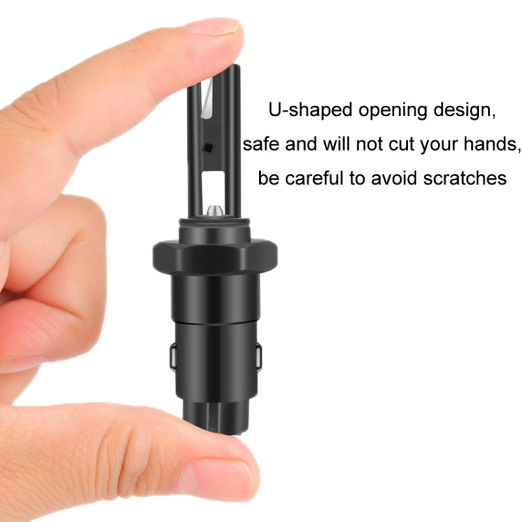 2 In 1 Mini Car Safety Hammer Seat Belt Cutter - Random Color Delivery