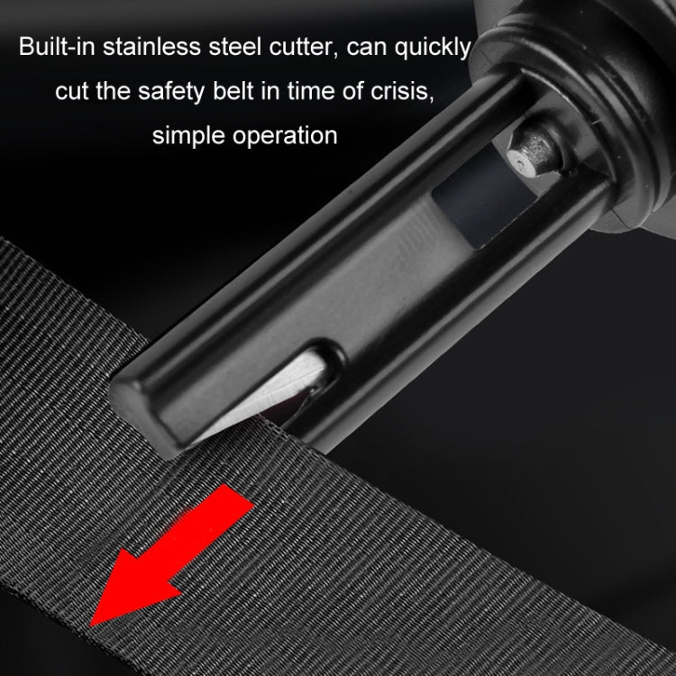 2 In 1 Mini Car Safety Hammer Seat Belt Cutter - Random Color Delivery