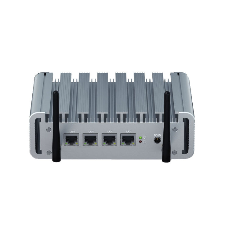 HYSTOU P09B-J4125-4L 8GB DDR4+128GB SSD Industrial Computer Soft Route From 2.5G Multi -Network HTPC Server Mini Console