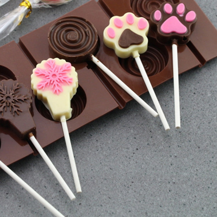 3.5 x 100mm 100pcs / Pack Household Homemade Lollipop Paper DIY Baking Cookie Sticks