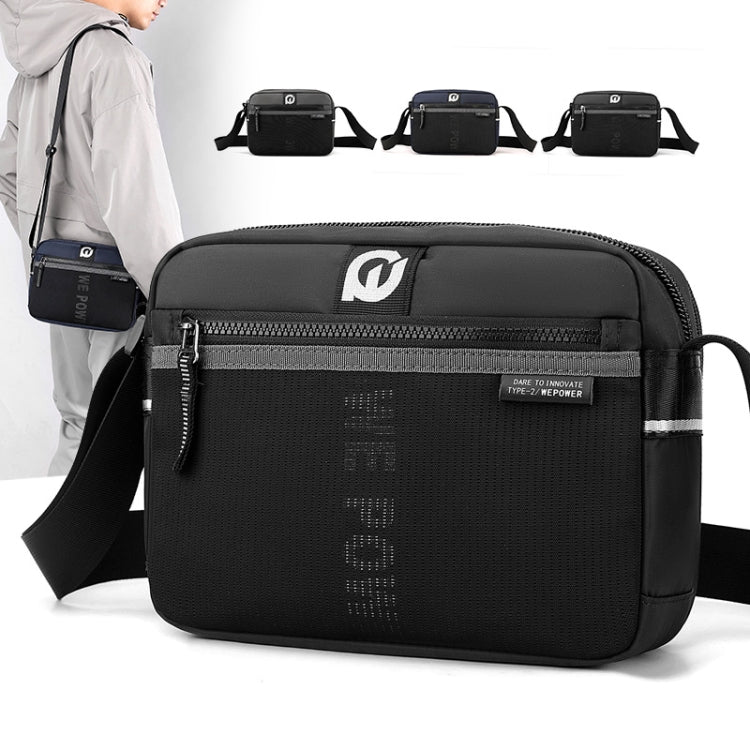 WEPOWER Men Outdoor Casual Nylon Crossbody Bag Single Shoulder Satchel