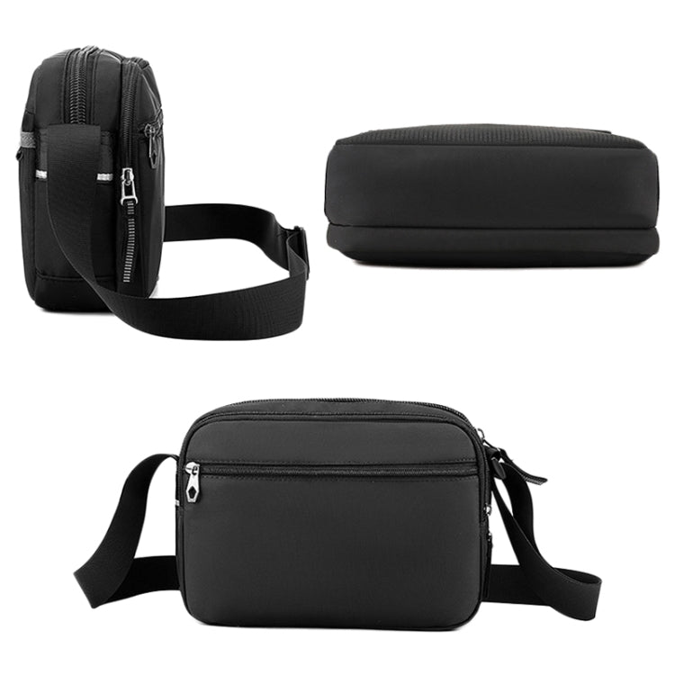 WEPOWER Men Outdoor Casual Nylon Crossbody Bag Single Shoulder Satchel