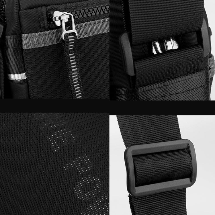 WEPOWER Men Outdoor Casual Nylon Crossbody Bag Single Shoulder Satchel