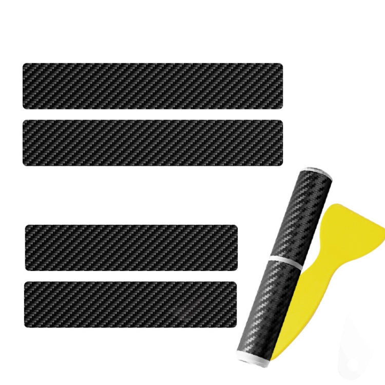 4pcs/Set Car Door Sill Strip PVC Anti-scratch Anti-dirt Protective Film