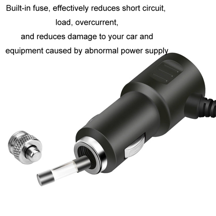 1 To 3 12V/24V Car Cigarette Lighter Charger Multi-function Seven-color Light - 120W
