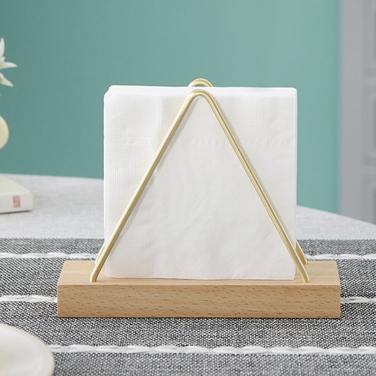 Beech Wood Short Type Vertical Napkin Holder Dining Restaurant Table Decor For Paper Napkins, Mail, Bills
