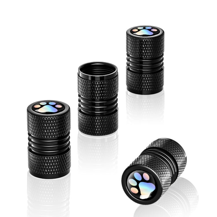 4pcs /Set Bear Claw Car Tire Modification Valve Protective Cap