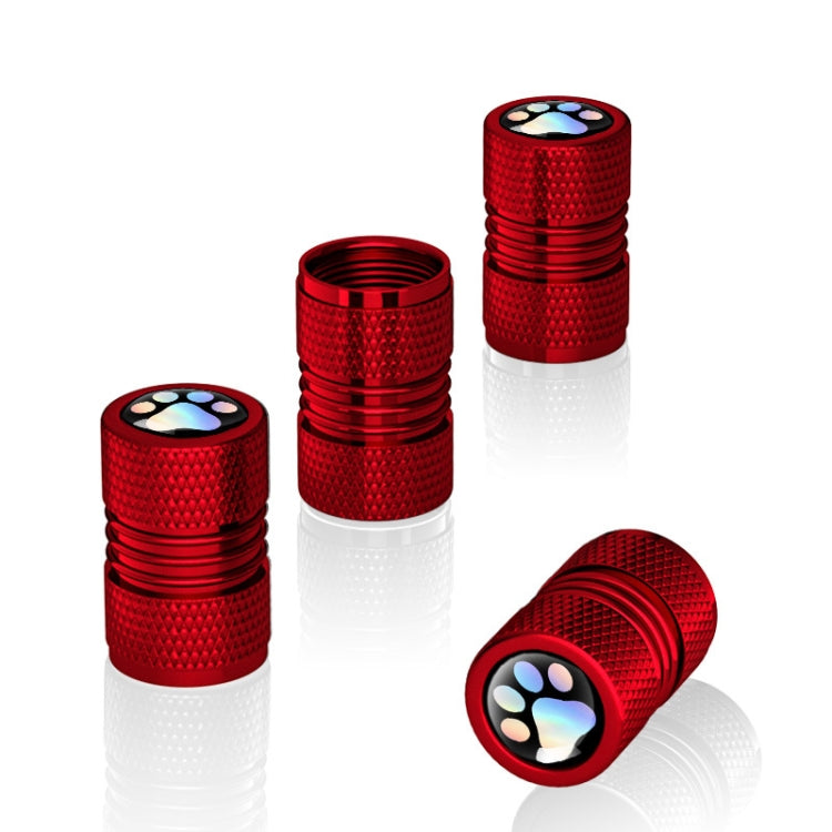 4pcs /Set Bear Claw Car Tire Modification Valve Protective Cap