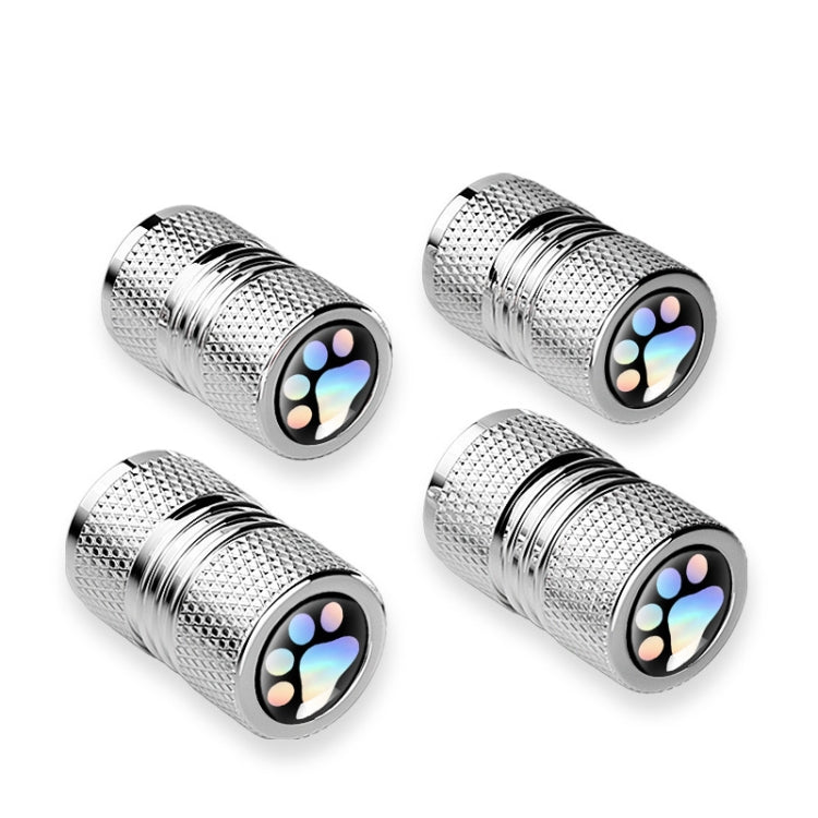 4pcs /Set Bear Claw Car Tire Modification Valve Protective Cap