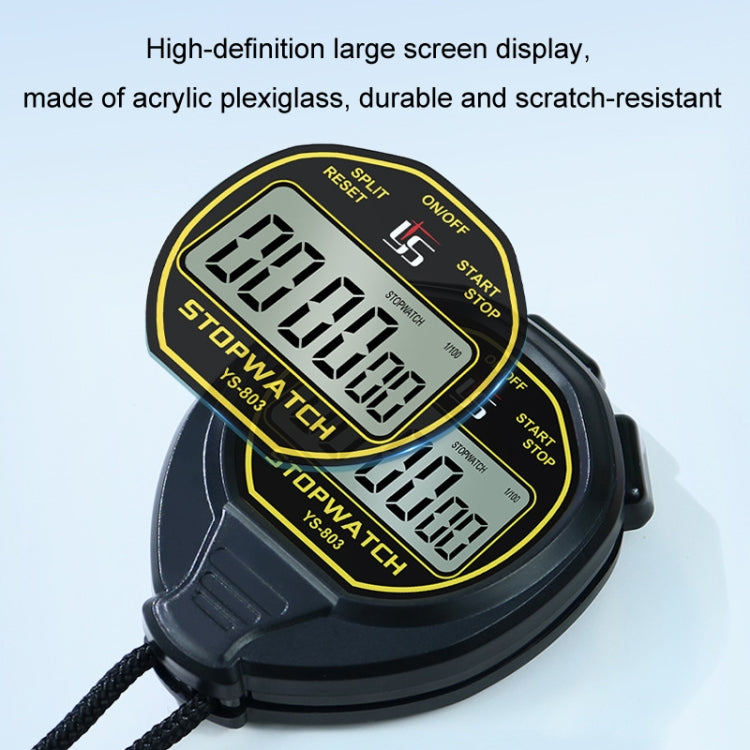 YS Competition Electronic Waterproof Stopwatch Timer - Black