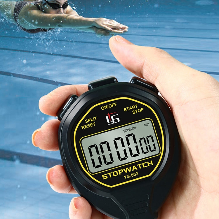 YS Competition Electronic Waterproof Stopwatch Timer - Black
