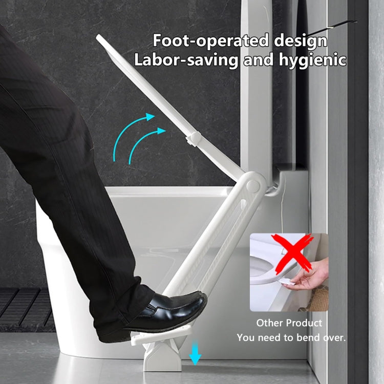 Foot Pedal Toilet Lid Lifter Touch Free Anti-dirty Toilet Seat Lifter Fits Most Toilets