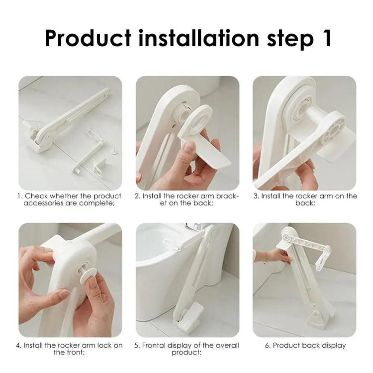 Foot Pedal Toilet Lid Lifter Touch Free Anti-dirty Toilet Seat Lifter Fits Most Toilets