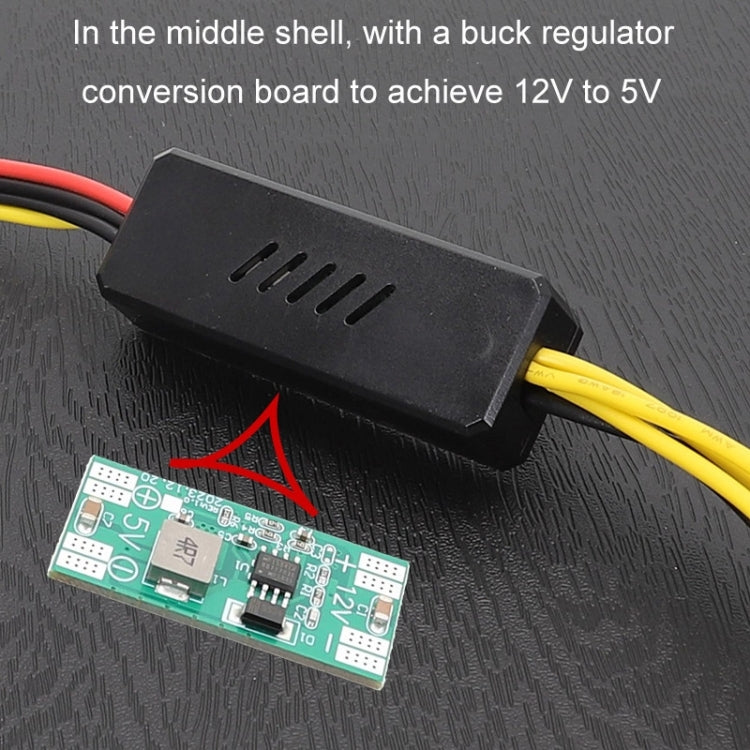 Adapter DC 5.5 x 2.5mm To Hard Disk Power Supply Cable, Model: DC To 4Pin One To Four