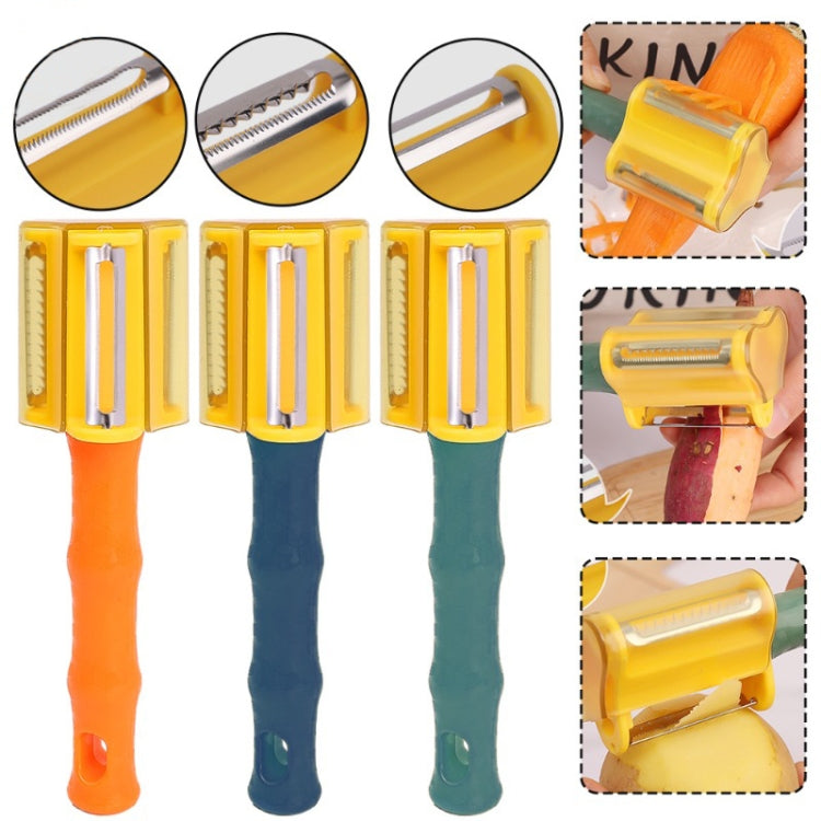 3-in-1 Household Kitchen Vegetable and Fruit Stainless Steel Peeling Knife