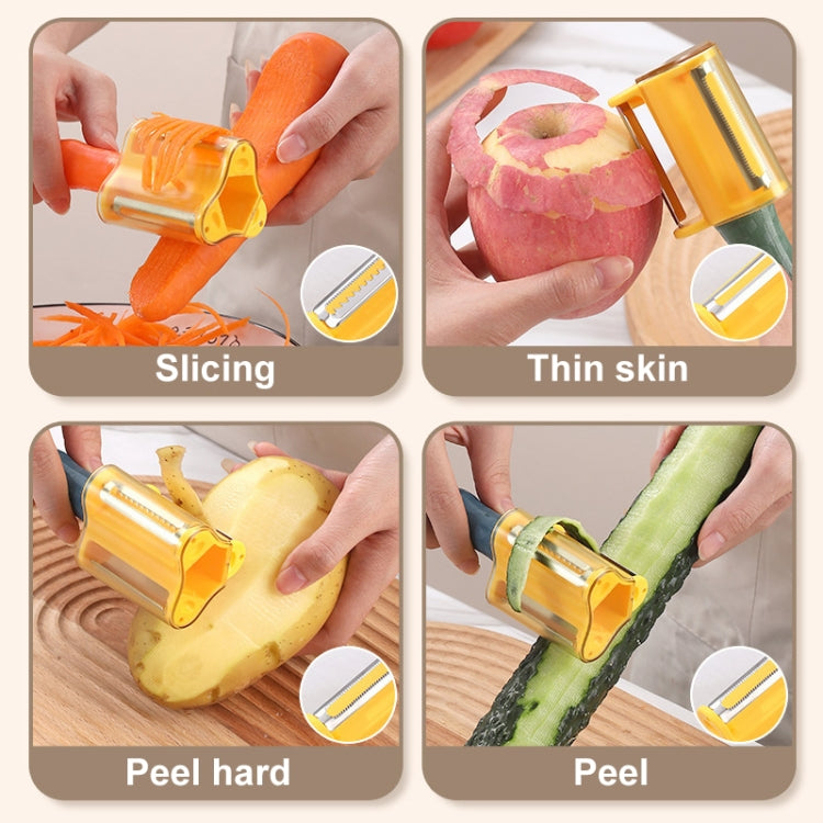 3-in-1 Household Kitchen Vegetable and Fruit Stainless Steel Peeling Knife