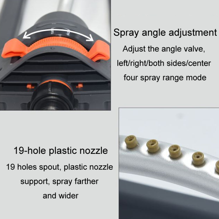 Automatic Swing Sprinkler Garden Lawn Watering Nozzle Garden Sprinkler Nozzle - 19 Holes
