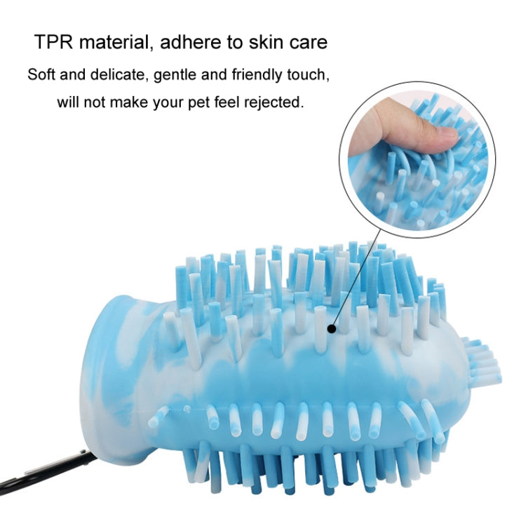 Histotree Pet Foot Washing Cup Multifunctional Dog Paw Cleaning Brush, Color: Large  - Pink