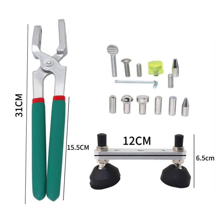 Car Dent Repair Crimping Pliers Door Edge Dent Repair Tool - Silver