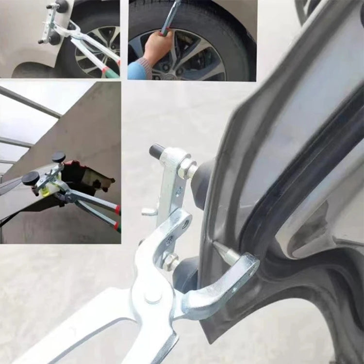 Car Dent Repair Crimping Pliers Door Edge Dent Repair Tool - Silver