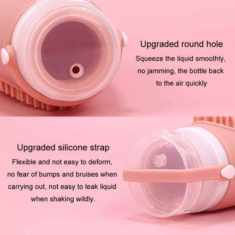 100ml Shower Bath Brush Dispenser Bottle Travel Portable Shampoo Cosmetic Lotion Dispenser Bottle