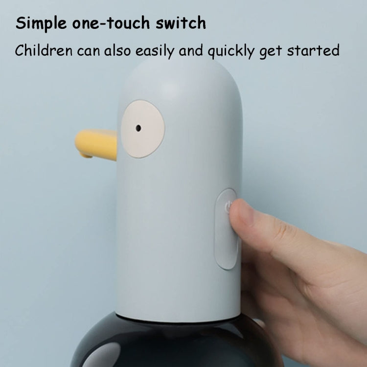 Cute Duck Automatic Foam Soap Dispenser Rechargeable Touchless Hand Washing Machine For Bathroom Kitchen - Yellow