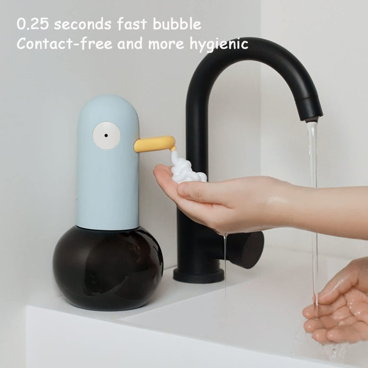 Cute Duck Automatic Foam Soap Dispenser Rechargeable Touchless Hand Washing Machine For Bathroom Kitchen - Yellow