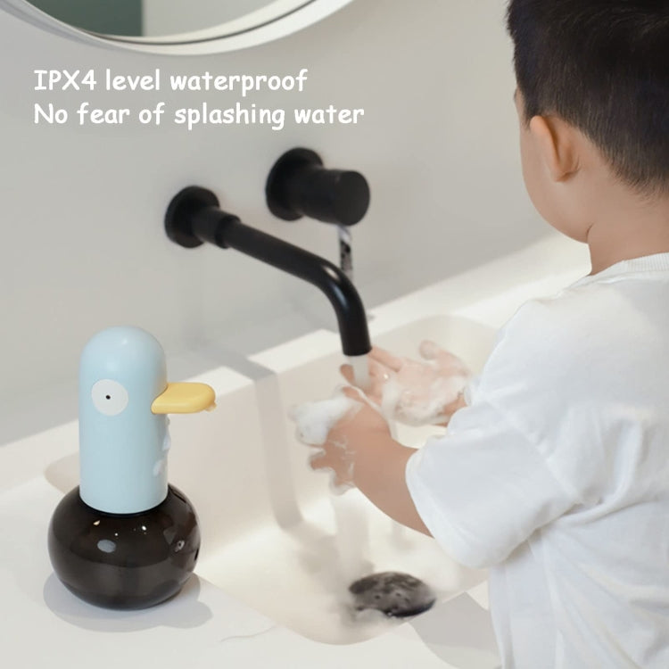 Cute Duck Automatic Foam Soap Dispenser Rechargeable Touchless Hand Washing Machine For Bathroom Kitchen - Yellow