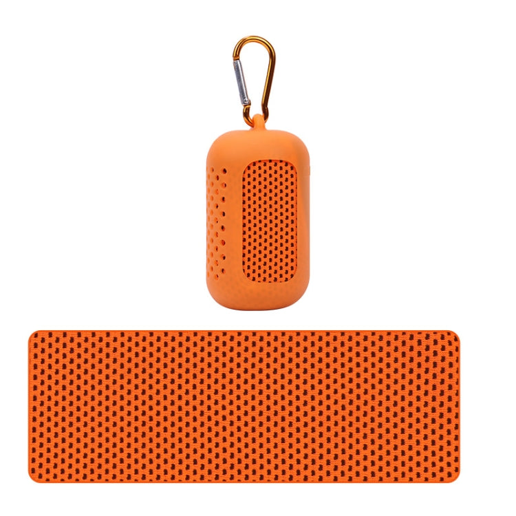 Sports Towel Set Travel Portable Quick Dry Cold Feeling Towel With Silicone Sleeve Storage Bag, Size: 30x80cm