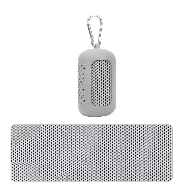 Sports Towel Set Travel Portable Quick Dry Cold Feeling Towel With Silicone Sleeve Storage Bag, Size: 30x80cm
