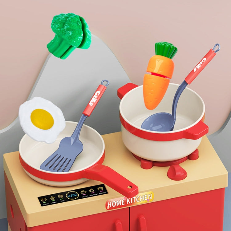 33pcs / Set Children Simulation Kitchen Cooking Toys Pretend Play Educational Toys Set Accessories Style Random Delivery