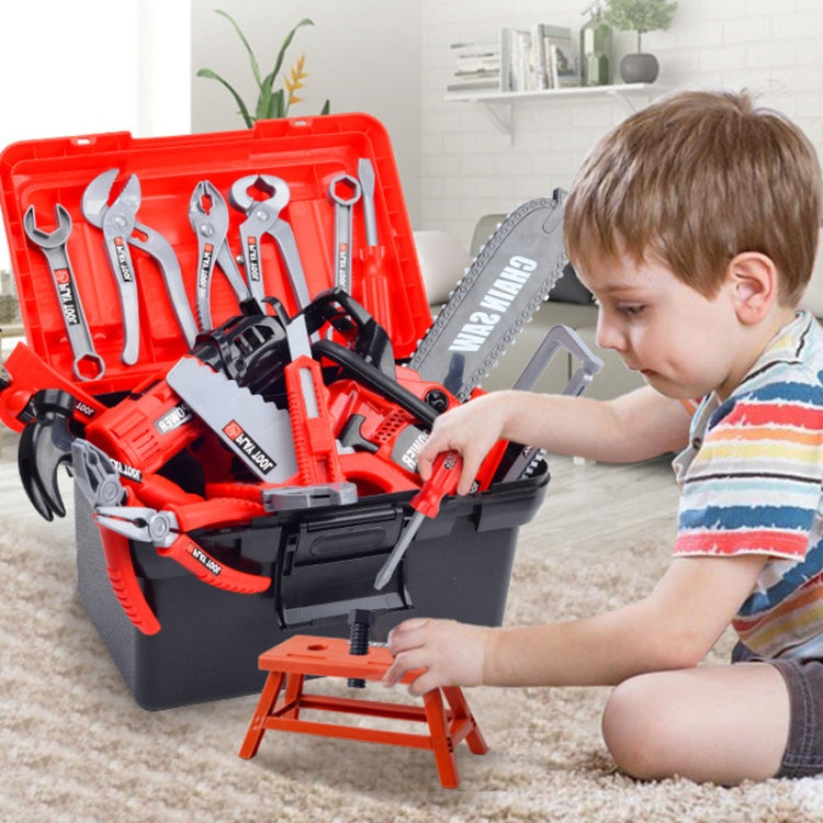 68pcs / Set Children Simulation Repair Toolbox Pretend Play Toy Set