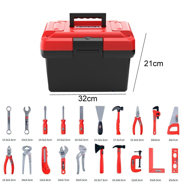 55pcs / Set Children Simulation Repair Toolbox Pretend Play Toy Set