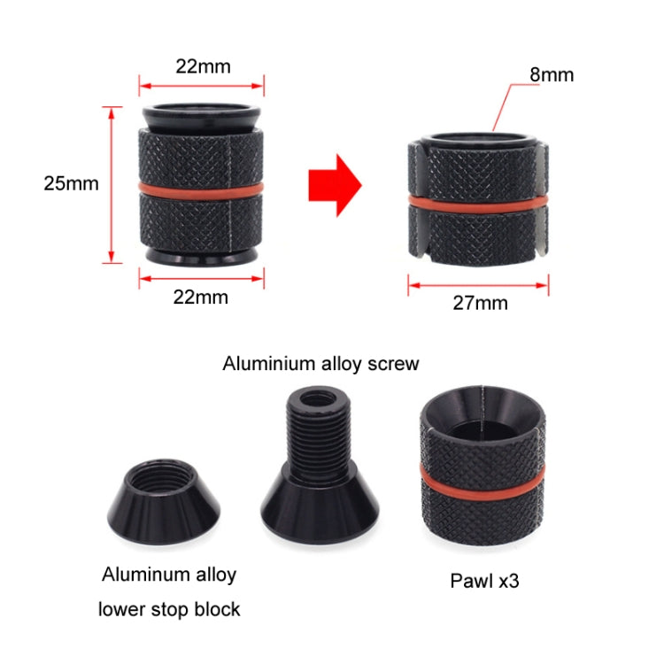 Bicycle Front Fork Headset Expansion Sunflower Core Screw - 28.6MM