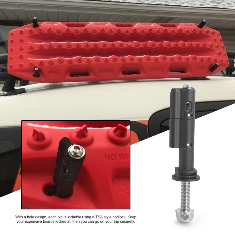 Lockable Anti-Theft Security Mounting Pin Set For MaxTrax MKII - Black