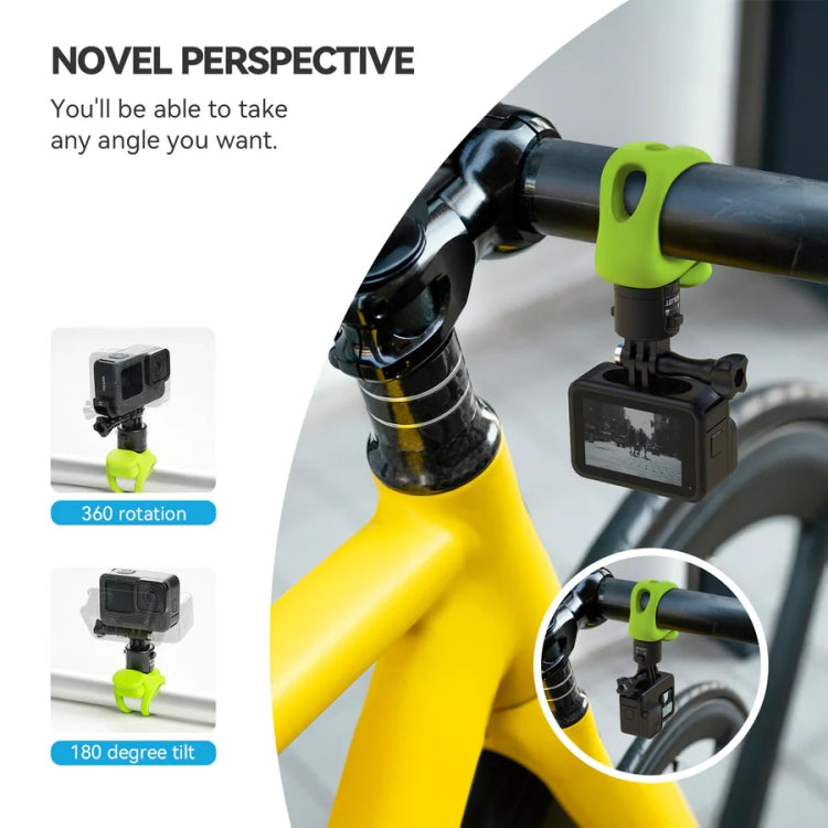 TELESIN TLQ-005 Elastic Quick Release Stand Multi-functional Fixed Silicone Strap Accessories