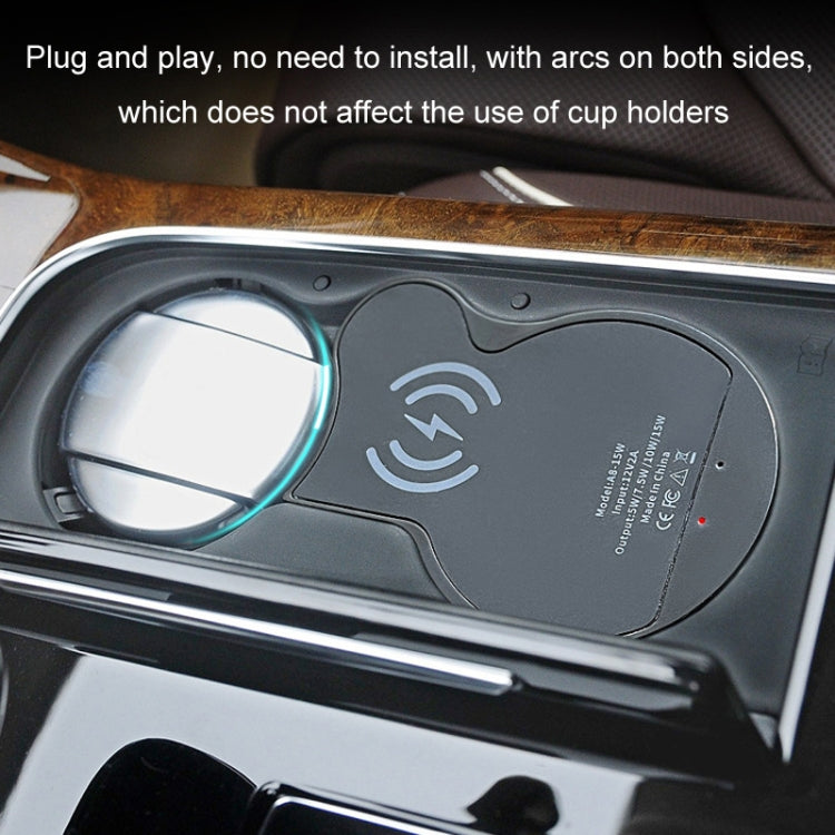 For Audi A8 Car Cigarette Lighter Mobile Phone Wireless Charger, For Left And Right Driving