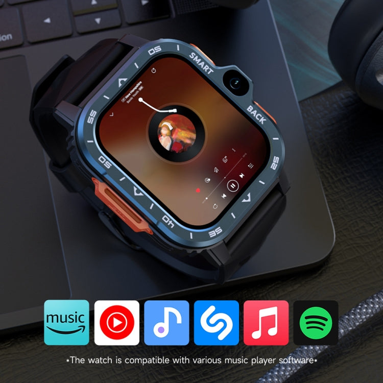 LOKMAT APPLLP 4 MAX 2.02-inch Android 8.1 Full Network Wifi Card Bluetooth Smart Watch