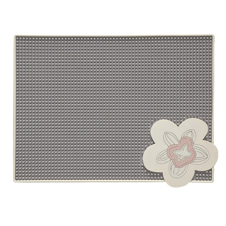 PVC Heat Insulation Table Mat Bar Coaster Kitchen Restaurant Thickened Non-Slip Drainage Mat, Size: 41.3x31.1cm