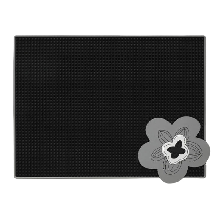 PVC Heat Insulation Table Mat Bar Coaster Kitchen Restaurant Thickened Non-Slip Drainage Mat, Size: 41.3x31.1cm