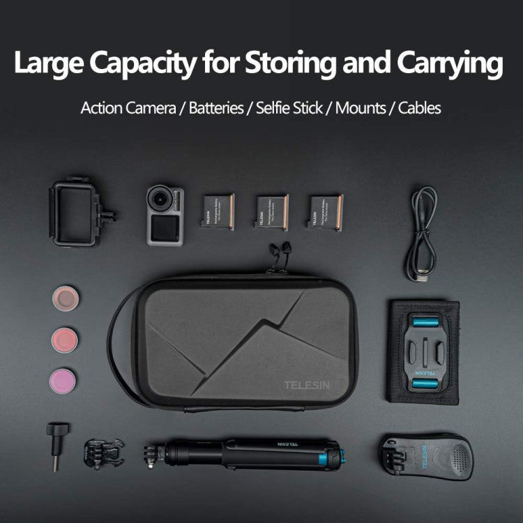 TELESIN GP-PRC-278 Sports Camera Universal Storage Bag - Upgraded Version